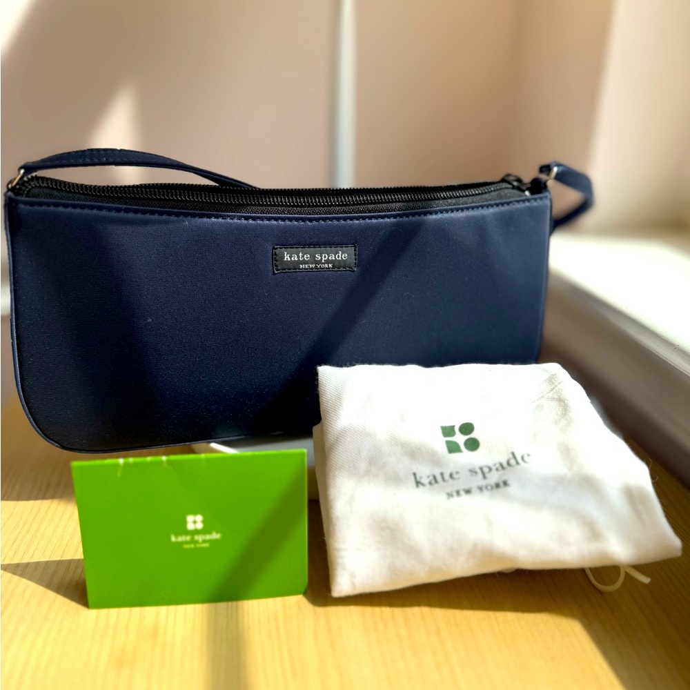 Vintage Kate Spade Pia Demi mini bag navy